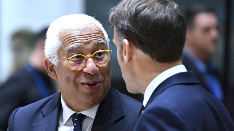 António Costa and Emmanuel Macron
