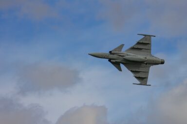 Saab fighter jet Gripen