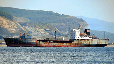 old oil tanker