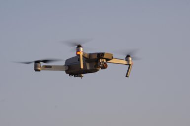 drone in the sky