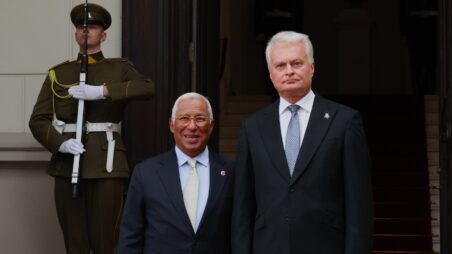 António Costa and Gitanas Nausėda