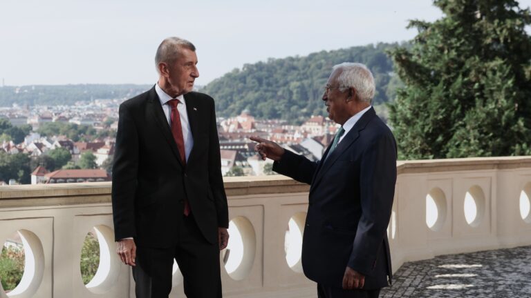 Andrej Babiš and António Costa