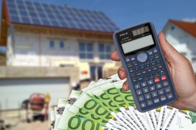 calculator, house