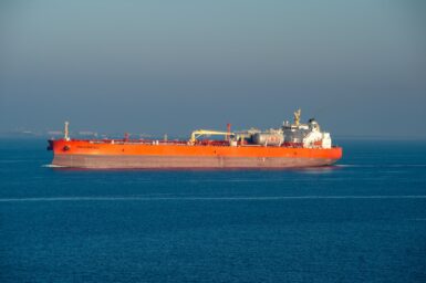 LNG carrier ship "Eagle Bintulu" sailing at sea