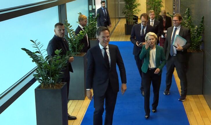 Mark Rutte, Ursula von der Leyen
