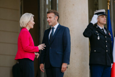 Ursula von der Leyen, Emmanuel Macron