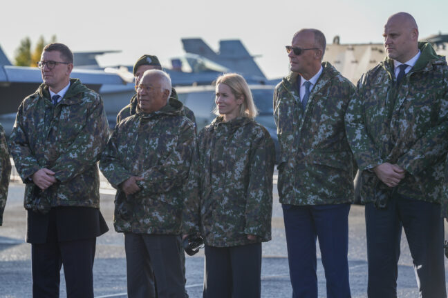 European leaders at the Arctic Summit in Rovaniemi