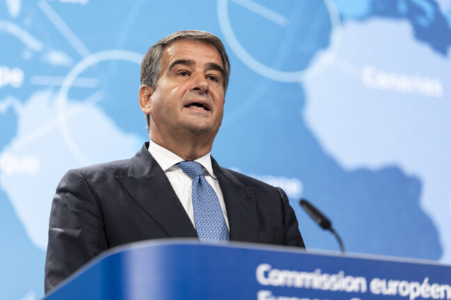 Raffaele Fitto speaking