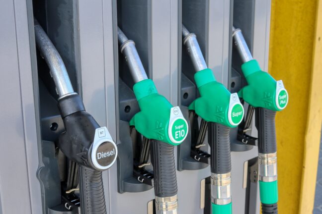petrol pumps