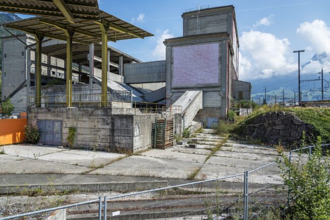 Derelict industrial building