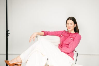 Goedele Mangelaars, Netherlands-born founder of Pink Notebook