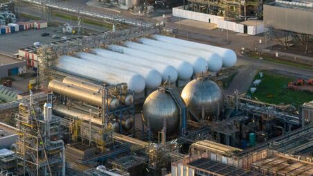 Carbon-capture facility