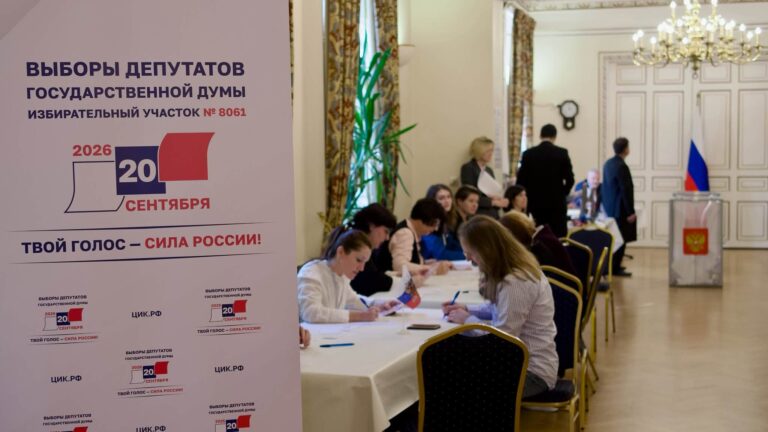 Elections at the Russian embassy