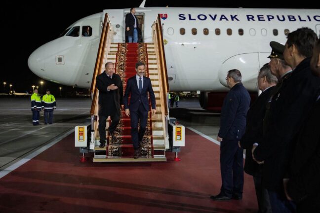 Blanar landing in Moscow