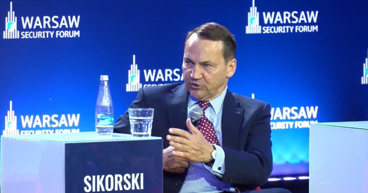Radek Sikorski, Warsaw Security Forum