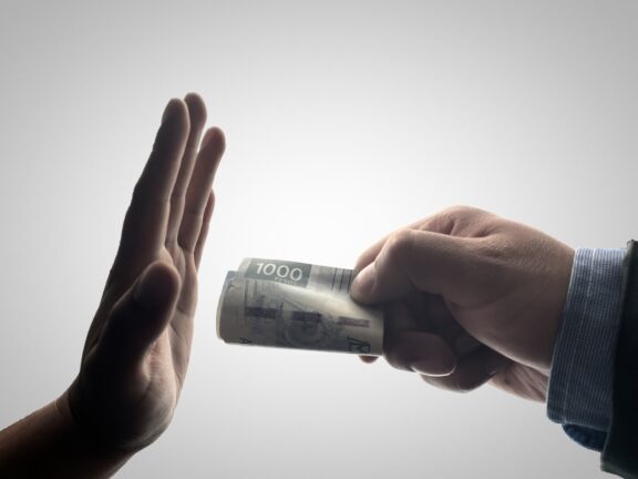 Bribe corruption