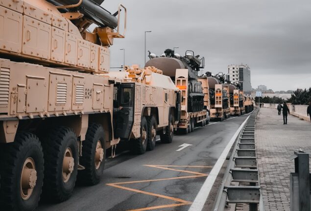 military vehicles