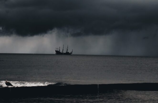 black sea ominous ship