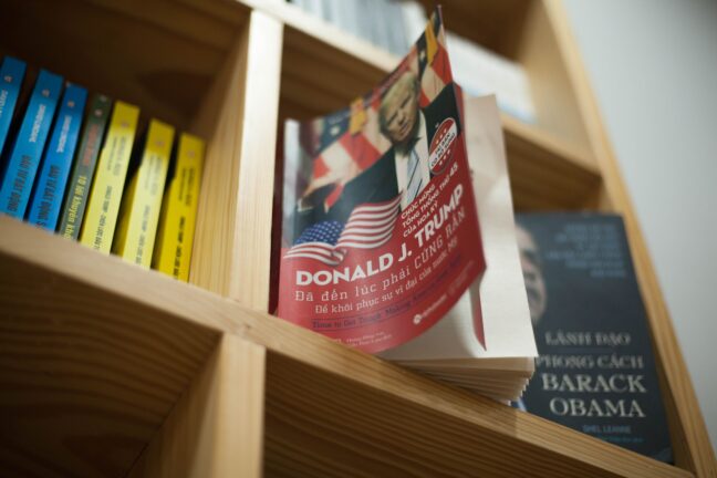 Books by Donald Trump, Barack Obama
