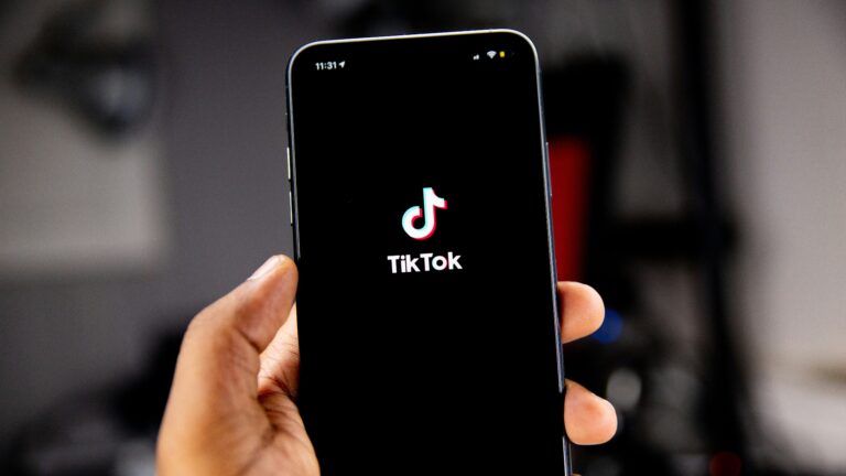 Smartphone displaying the TikTok app