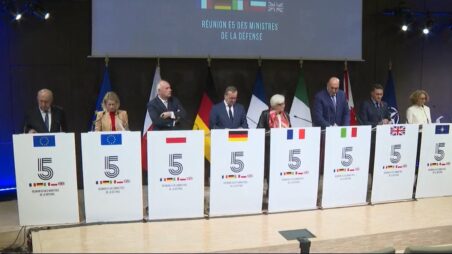 E5 defence ministers in Paris, 26 October 2026
